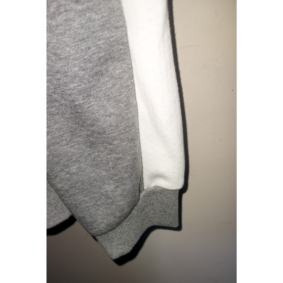 Puma Men's Track Jacket XL Full Zip Knit Athletic Pockets Casual Gray White - Picture 4 of 8